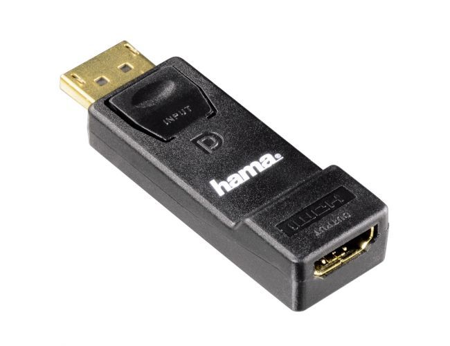 Hama Adapter (54586) DisplayPort (muški) na HDMI (ženski)