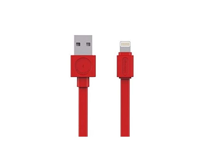 Allocacoc (10451RD/LGHTBC) kabl za punjač USB A (muški) na lightning (muški) 1.5m crveni