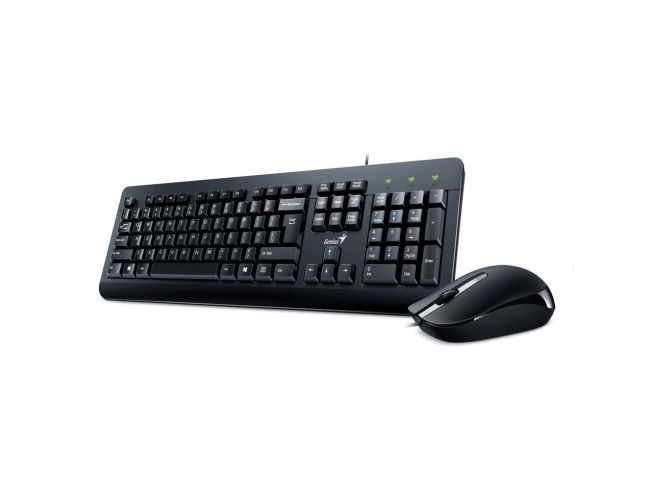 Genius KM-160 komplet tastatura+optički miš 1000dpi crni