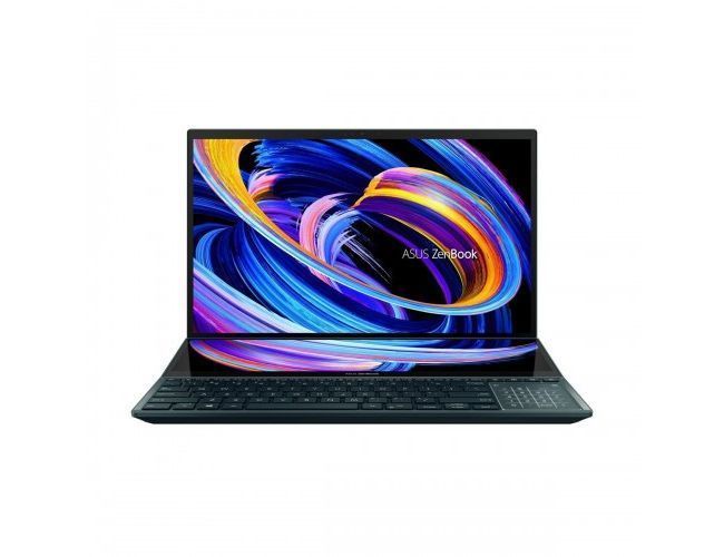 Asus ZenBook Pro Duo 15 UX582LR-OLED-H2013R laptop Intel Octa Core i7 10870H 15.6" OLED 4KUHD 16GB 1TB SSD GeForce RTX3070 Win10 Pro plavi