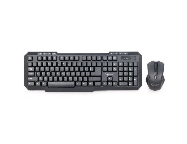 Gembird KBS-WM-02 bežični komplet tastatura i miš crni