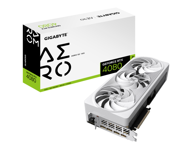 Gigabyte GeForce RTX4080 AERO OC (GV-N4080AERO OC-16GD) grafička kartica 16GB GDDR6X 256bit