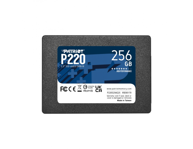 Patriot 256GB 2.5" SATA III (P220S256G25) SSD disk