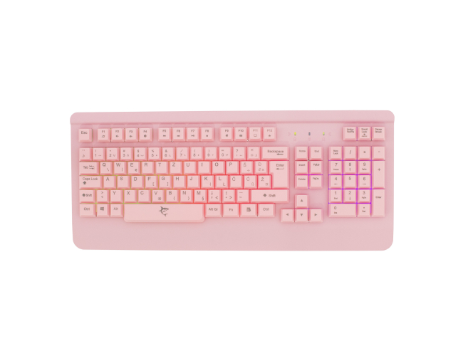White Shark GK 2103 MIKASA SR USB gejmerska tastatura roze
