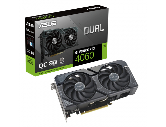 Asus Dual GeForce RTX4060 OC Edition (DUAL-RTX4060-O8G) grafička kartica 8GB GDDR6 128bit