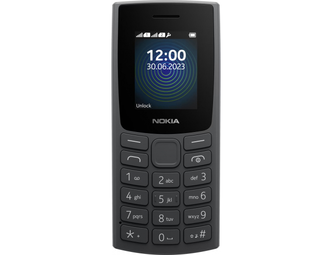 Nokia 110 (2023) crni mobilni 1.8"
