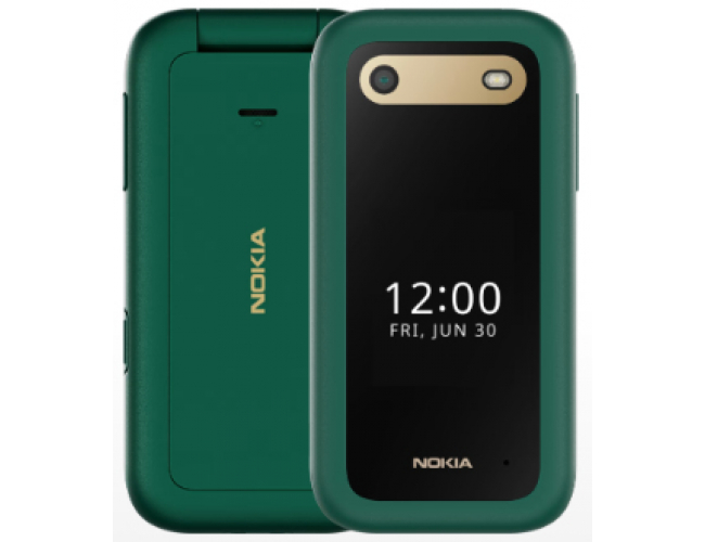Nokia 2660 Flip 4G zeleni mobilni 2.8" Unisoc T107 48MB 128MB 0.3Mpx Dual Sim
