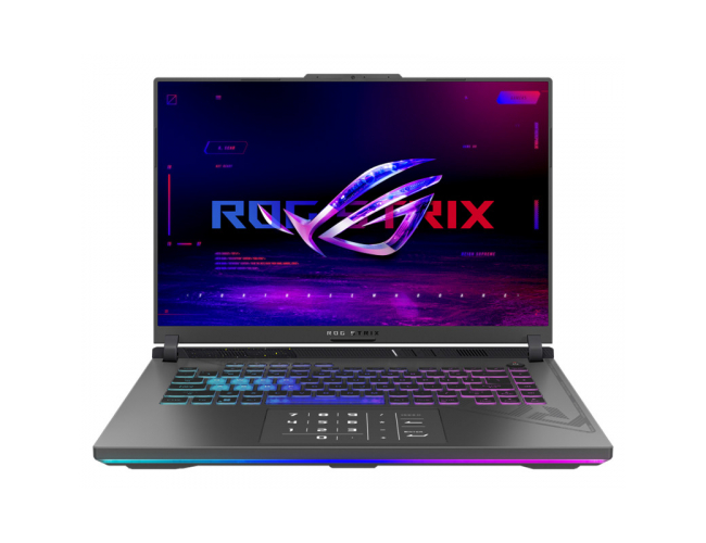 Asus ROG Strix G16 G614JIR-N4003 gejmerski laptop Intel 24-cores i9 14900HX 16" QHD+ 32GB 1TB SSD GeForce RTX4070 sivi