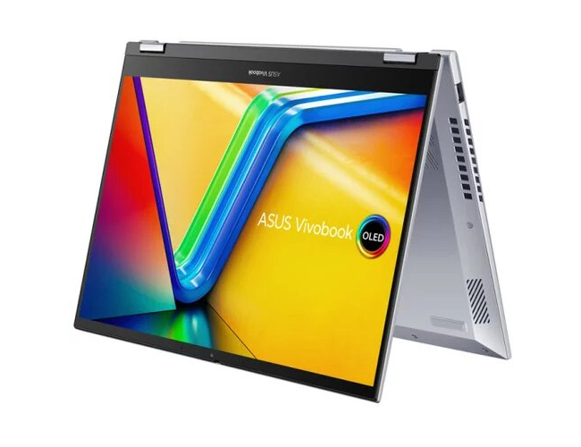 Asus Vivobook S 14 Flip OLED TN3402YA-KN244W 2u1 laptop 14" 2.8K touch AMD Ryzen 5 7530U 16GB 512GB SSD Radeon Graphics Win11 srebrni