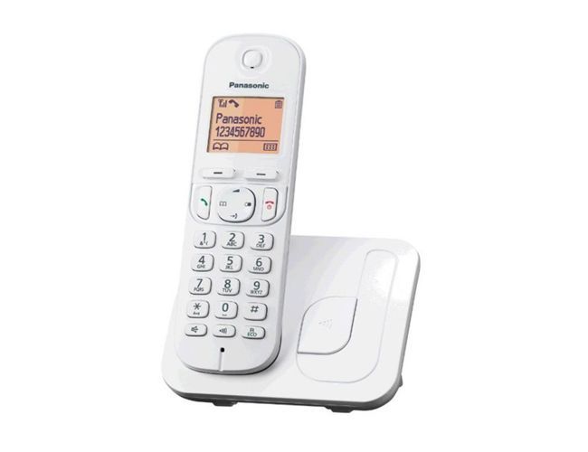 Panasonic KX-TGC210FXW Bezicni Telefon Beli