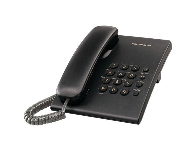 Panasonic KX-TS500FXB Stoni Telefon Crni