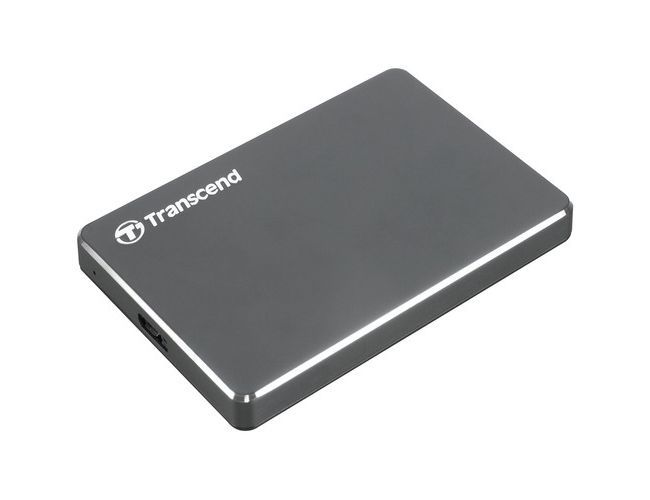 Transcend 2TB (TS2TSJ25C3N) Ultra Slim eksterni hard disk sivi